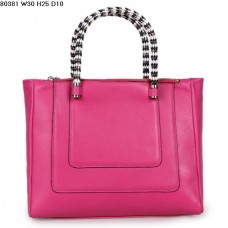 Bvlgari neue Hand Carry Serpenti Ferrari Ledertasche Fuschia 80381