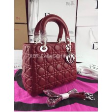AAA Dior Lady Standard rote Handtasche AAA Dior Lady Standard rote Handtasche