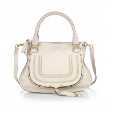 Chloe Marcie Medium Satchel Weiß Chloe Marcie Medium Satchel Weiß