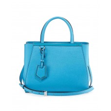 Fendi 2Jours Mini-Einkaufstasche, mittelblau Fendi 2Jours Mini-Einkaufstasche, mittelblau