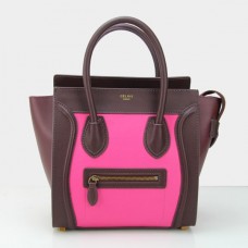 Celine Medium Luggage Tote Rose Weintasche