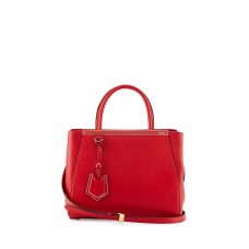 Fendi 2Jours Mini-Einkaufstasche Rot Fendi 2Jours Mini-Einkaufstasche Rot