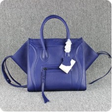 Celine Boston Square Taschen aus Kalbsleder in Indigoblau Celine Boston Square Taschen aus Kalbsleder in Indigoblau