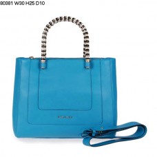 Bvlgari Neue Serpenti Ferrari Ledertasche, hellblau, Modell 80381