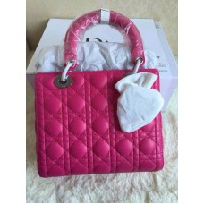 Replika Dior Lady Totes Leder Handtasche in Rot Replika Dior Lady Totes Leder Handtasche in Rot
