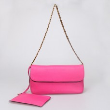 Celine Gourmette Ferrari Schultertasche aus Leder, Pfirsichfarben, 88041 Celine Gourmette Ferrari Schultertasche aus Leder, Pfirsichfarben, 88041