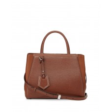Fendi 2Jours Petite Tote Bag Walnuss/Cognac Fendi 2Jours Petite Tote Bag Walnuss/Cognac