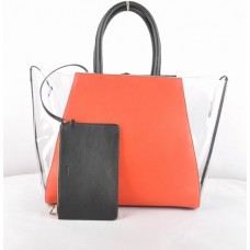 Fendi 2Jours Schwarze transparente PVC-Tasche Fendi 2Jours Schwarze transparente PVC-Tasche