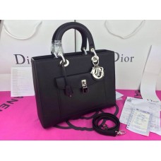 Replika Dior Lady Standard Handtasche aus echtem Leder, schwarz Replika Dior Lady Standard Handtasche aus echtem Leder, schwarz