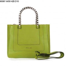 Bvlgari Neue Serpenti Ferrari Handtasche aus Leder, Apfelgrün, 80381