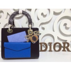 Replika Dior Lady Standard-Handtasche aus schwarzem Lammleder Replika Dior Lady Standard-Handtasche aus schwarzem Lammleder
