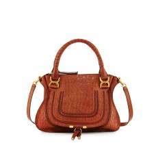 Chloe Marcie Medium Schultertasche mit Krokodilprägung Chloe Marcie Medium Schultertasche mit Krokodilprägung