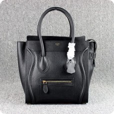 Celine Große Gepäcktasche aus schwarzem Leder Celine Große Gepäcktasche aus schwarzem Leder