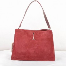 Celine EDGE Wildledertasche Dunkelrot 309