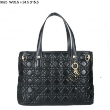 Dior Panarea Medium Schultertasche Schwarzes Lammleder (Goldene Beschläge) 9625