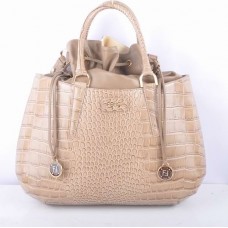 Fendi B Fab Khaki Krokodilleder Große Henkeltasche Fendi B Fab Khaki Krokodilleder Große Henkeltasche