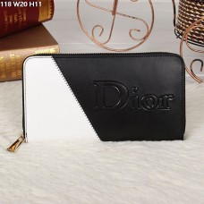 Christian Dior Multicolor Schwarz/Weiß Reißverschlussgeldbörse 118 Christian Dior Multicolor Schwarz/Weiß Reißverschlussgeldbörse 118