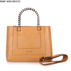 Bvlgari Neue Serpenti Ferrari Handtasche aus Leder, Aprikose, 80381
