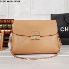 Dior Diorling Tasche aus aprikosenfarbenem Kalbsleder (goldene Beschläge) 52281 Dior Diorling Tasche aus aprikosenfarbenem Kalbsleder (goldene Beschläge) 52281