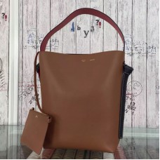 Celine Twisted Cabas Small Bag aus kamelfarbenem/orangefarbenem Kalbsleder Celine Twisted Cabas Small Bag aus kamelfarbenem/orangefarbenem Kalbsleder