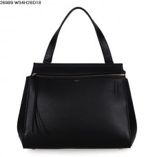 Celine EDGE Tasche aus Kalbsleder, Schwarz, 26938