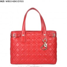 Dior Panarea Medium Schultertasche aus rotem Lammleder (goldene Beschläge) 9625