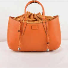 Fendi B Fab Orange Ferrari Leder Große Henkeltasche Fendi B Fab Orange Ferrari Leder Große Henkeltasche