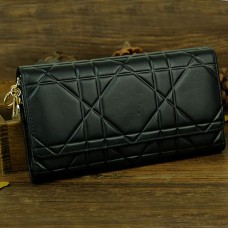 Christian Dior Lackleder-Geldbörse Cannage Continental 0016 Schwarz Christian Dior Lackleder-Geldbörse Cannage Continental 0016 Schwarz