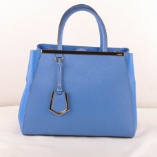 Fendi 2jours Blue Cross Veins/Ferrari Leder Medium Tasche Fendi 2jours Blue Cross Veins/Ferrari Leder Medium Tasche