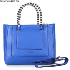 Bvlgari Neue Serpenti Ferrari Ledertasche, blau, 80381