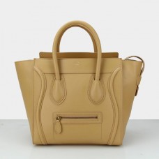 Celine Große Luggage Tote Tasche aus aprikosenfarbenem Leder Celine Große Luggage Tote Tasche aus aprikosenfarbenem Leder