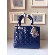 Dior Lady Standardleder-Replika, blau Dior Lady Standardleder-Replika, blau