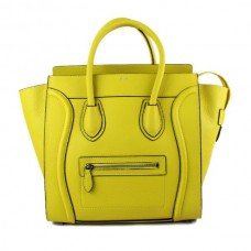 Celine Große Gepäcktasche Neongelbe Handtasche Celine Große Gepäcktasche Neongelbe Handtasche