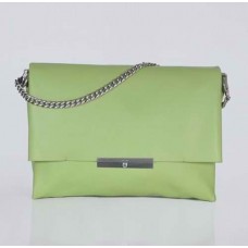 Celine Blade Flap Original Leder-Schultertasche Hellgrün 3078A
