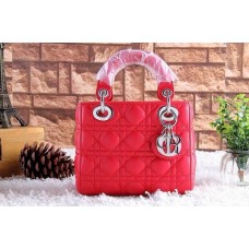Replika Dior Lady Standard Lammleder Rot Replika Dior Lady Standard Lammleder Rot