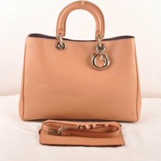 Dior Diorissimo Jumbo Bag Kamelleder Original (Goldene Beschläge) 602