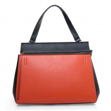 Celine EDGE Original Ledertasche Orange 3405