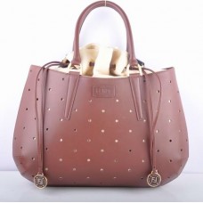 Fendi B Fab Tasche aus perforiertem Leder in Kaffeebraun, große Henkeltasche Fendi B Fab Tasche aus perforiertem Leder in Kaffeebraun, große Henkeltasche