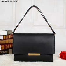 Celine Blade Flap Schultertasche aus Kalbsleder, Schwarz, Modell 5368
