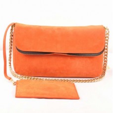 Celine Gourmette Umhängetasche aus Wildleder Orange 3078 Celine Gourmette Umhängetasche aus Wildleder Orange 3078