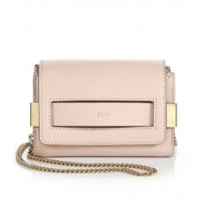 Chloe Elle Mini Chain Clutch Bag Blush Chloe Elle Mini Chain Clutch Bag Blush