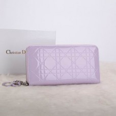 Dior Escapade Geldbörse aus Lackleder D0811 Lavendel