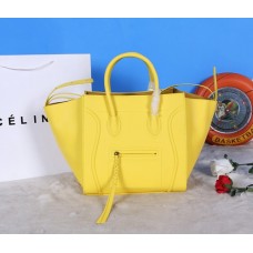 Celine Boston Taschen aus gelbem Rindsleder Celine Boston Taschen aus gelbem Rindsleder
