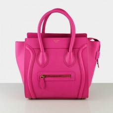 Celine Medium Luggage Tote Rose Ledertaschen