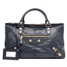 Balenciaga Giant 21 Gold Work Black