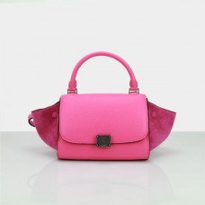 Celine Kleine Trapez-Ledertasche Neonpink Celine Kleine Trapez-Ledertasche Neonpink