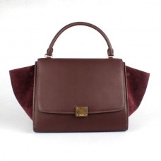 Celine Klassische Taschen aus bordeauxrotem Leder Celine Klassische Taschen aus bordeauxrotem Leder