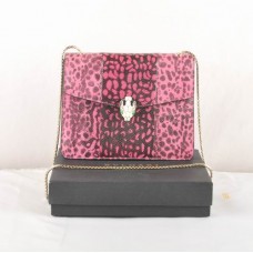 Bvlgari Serpenti Schultertasche aus Schlangenleder, Rot, 605 Bvlgari Serpenti Schultertasche aus Schlangenleder, Rot, 605