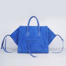 Celine Boston Wildledertaschen in Blau