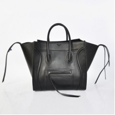Celine Boston Taschen aus schwarzem Rindsleder